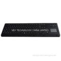 Industrial Military Black Metal Keyboards With Touchpad / F